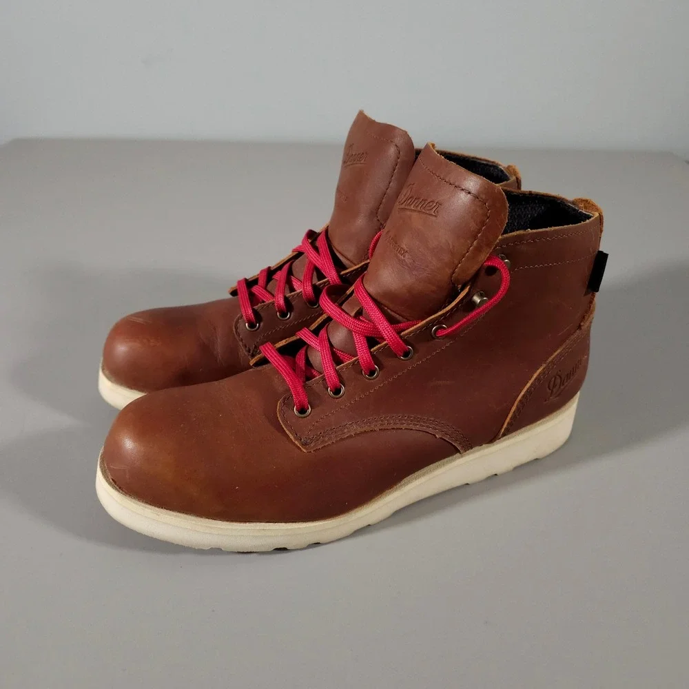Danner Douglas GTX Boots Men 9.5 Roasted Pecan Brown Gore-Tex Leather 32001